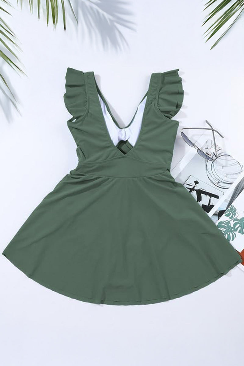 One Piece Lotus Tummy Control Tankini