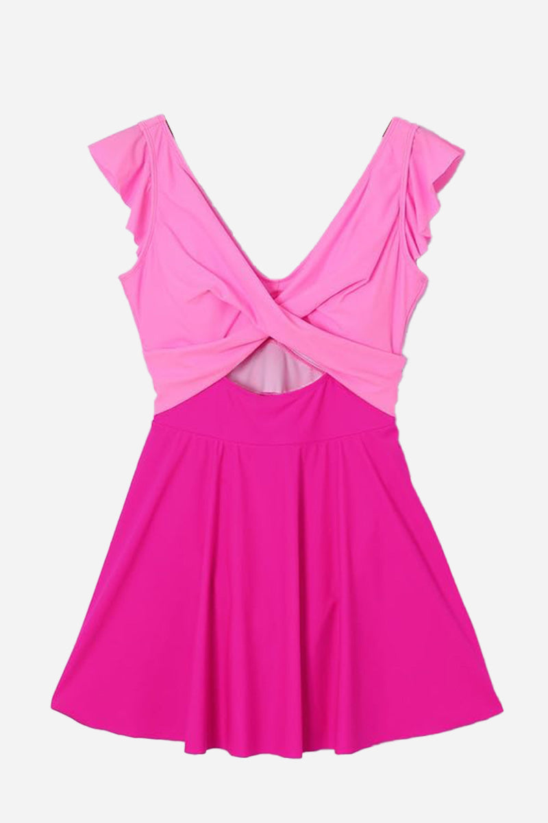 One Piece Lotus Tummy Control Tankini