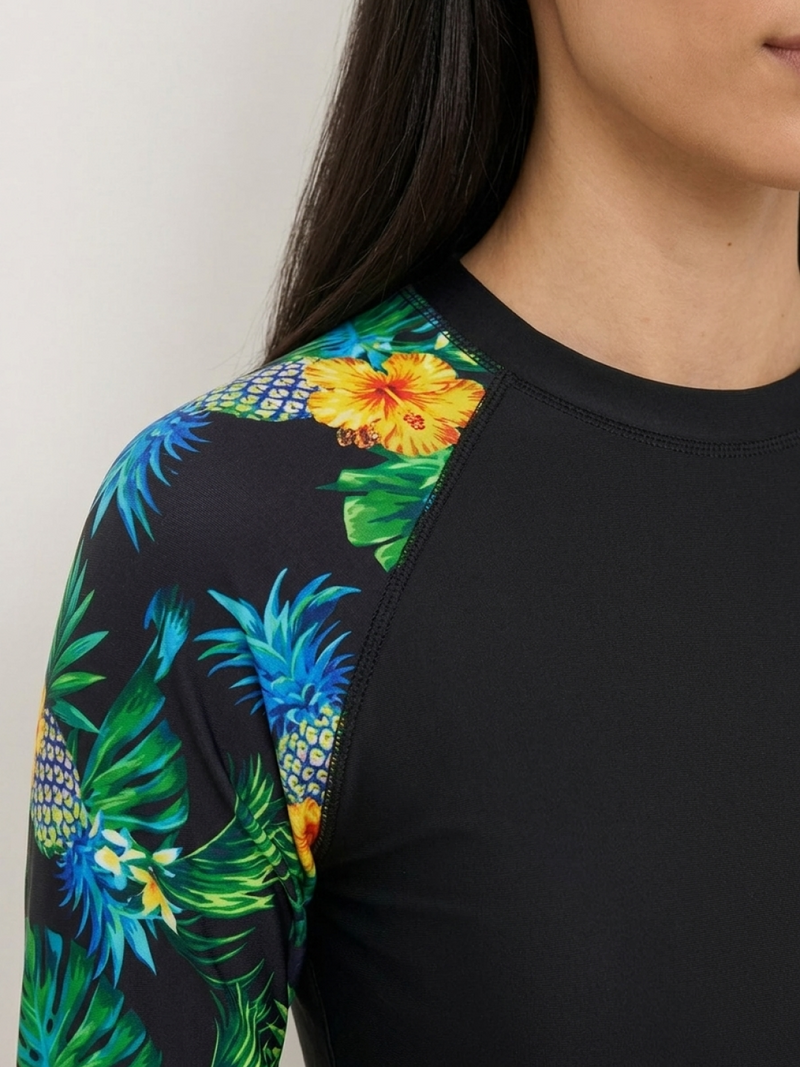 Women Rash Guard Swimsuit