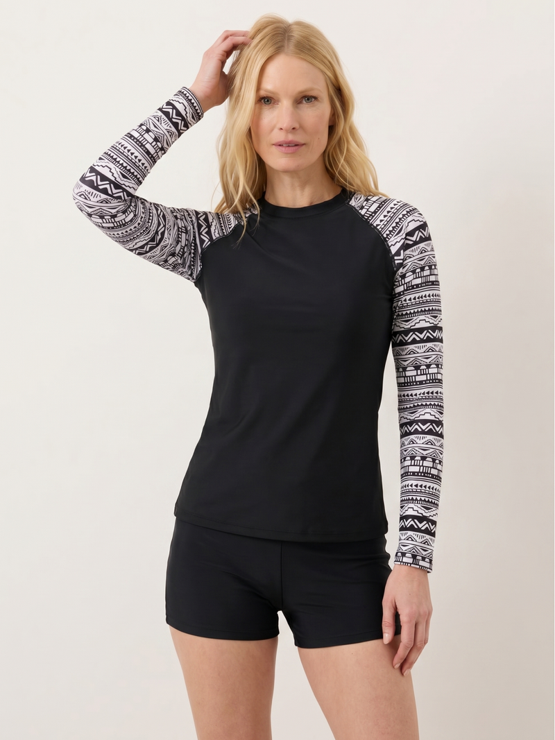 Women Rash Guard Swimsuit
