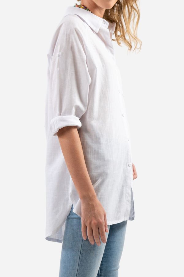 Oversized Linen Shirt