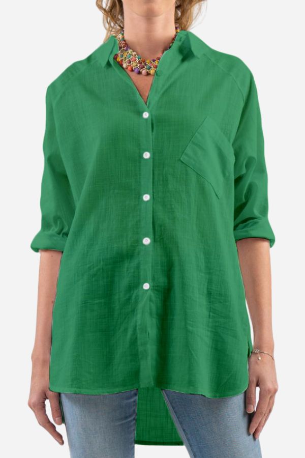 Oversized Linen Shirt