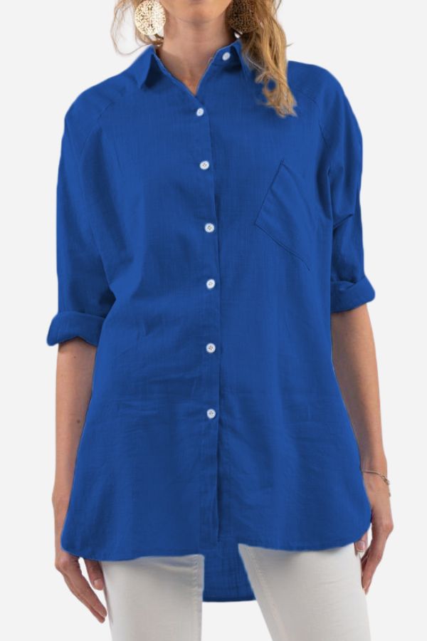 Oversized Linen Shirt