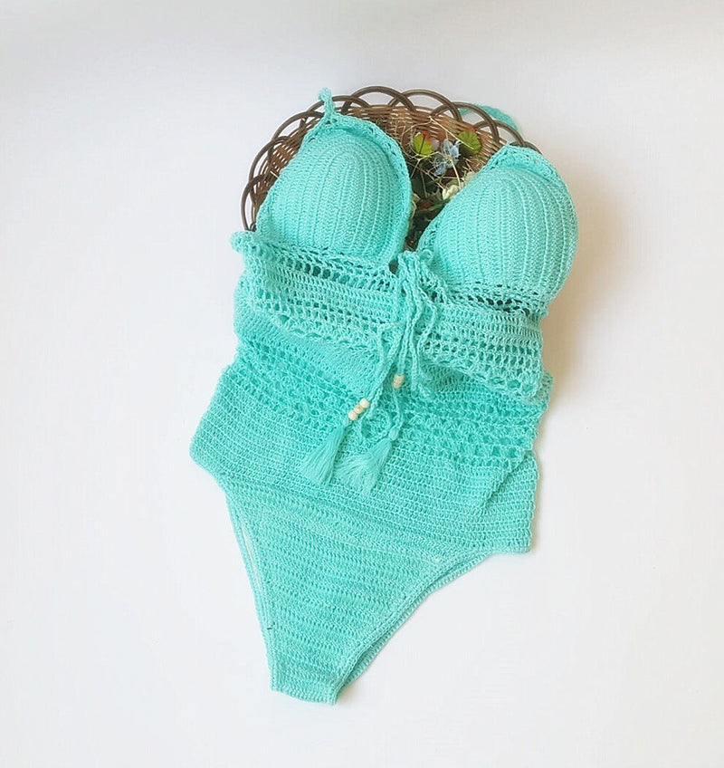 Crochet One Piece Swimsuit