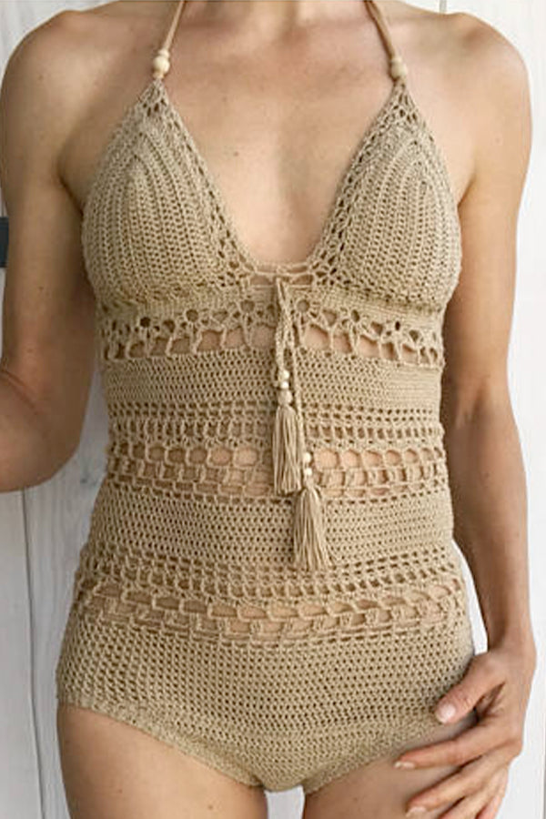 Crochet One Piece Swimsuit