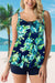 Printed Flowy Tankini Swimsuit