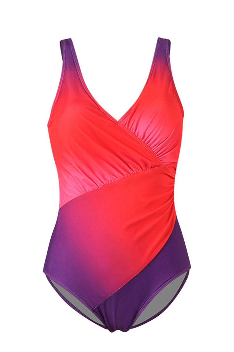 Wrap-Around One-Piece Swimsuit