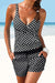 Polka Dot Push Up Tankini